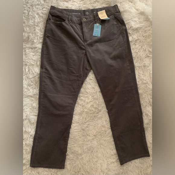 St. John's Bay Pants - Women’s Gray Corduroy Pant